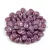SuperUno gyöngy - 2.5x5mm - White Purple Vega Luster