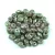 SuperUno gyöngy - 2.5x5mm - Green Brown Marble