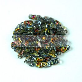 Super8® Czech 2 Hole Bead - 2.2x4.7mm - Crystal Marea