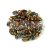 Super8® cseh kétlyukú gyöngy - 2.2x4.7mm - Crystal Magic Copper