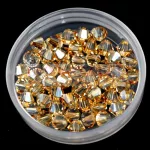 Swarovski bicone 3mm - Light Rose Shimmer