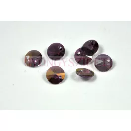 Swarovski medál - 6428 - crystal lilac shadow - 8mm