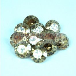   Swarovski chaton - 8mm -  Light Colorado Topaz Gold Patina -  - 1088