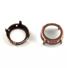 Rivoli Setting - Antique Copper Colour - 14mm