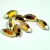 Swarovski XILION Navette 15x7mm - crystal metallic sunshine