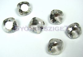 Swarovski round square - crystal silver shade fóliázatlan - 12mm
