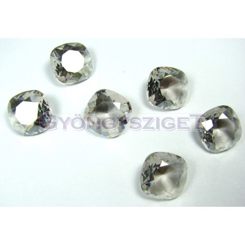 Swarovski round square - crystal silver shade fóliázatlan - 12mm