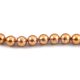 Swarovski imitation pearl - bright gold -8mm