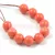 Swarovski igazgyöngy utánzat - coral - 8mm