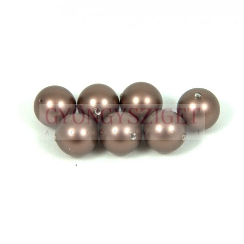 Swarovski imitation pearl - velvet brown - 6mm