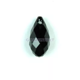 Swarovski briolette medál 21x10.5mm - Jet