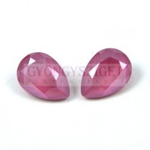 Swarovski pear- Crystal Peony Pink - 14x10mm