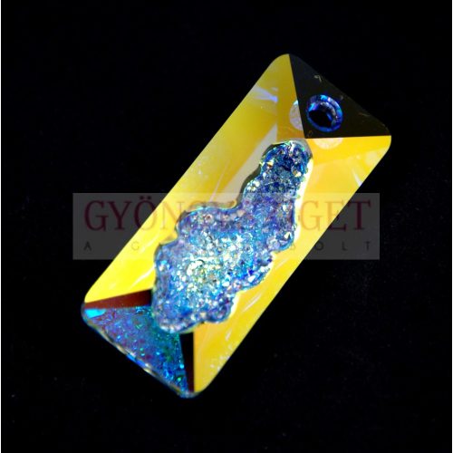 Swarovski Pendant - Growing Crystal Rectangle - Crystal AB - 36mm