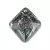 Swarovski Pendant - Growing Crystal Rhombus - Crystal Silver Night - 26mm