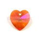 Swarovski fűzhető szív 18 x 17.5 mm - Crystal Astral Pink