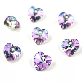 Swarovski heart pendant - 10,3 x 10 mm - Vitrail Light