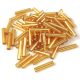 Bugle beads - 15mm - Silver Lined Topaz