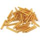 Bugle beads - 20mm - Silver Lined Topaz