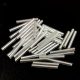 Bugle beads - 15mm - Silver Lined Crystal