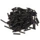 Bugle beads - 12mm - Jet Matt