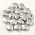 Lentil with Asymetrical Hole - Czech Glass Bead - Aluminium - 6mm