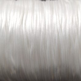 Rattail - Silky Finish Synthetic Cord - 1mm - fehér