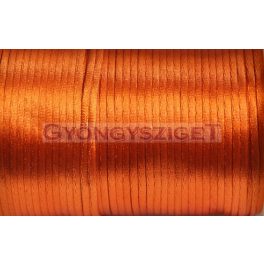 Selyem zsinór (rattail)-2mm-narancs