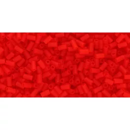   Toho szalmagyöngy - 5f - Transparent-Frosted Lt Siam Ruby - 3mm