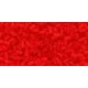 Toho szalmagyöngy - 5f - Transparent-Frosted Lt Siam Ruby - 3mm