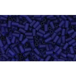 Toho szalmagyöngy - 8df - Transparent-Frosted Cobalt - 3mm
