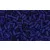 Toho Bugle Japanese Seed Bead  -  8df  - Transparent-Frosted Cobalt  -  size: 3mm
