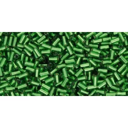 Toho szalmagyöngy - 27 - Silver-Lined Peridot - 3mm