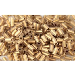   Toho szalmagyöngy - 989fm - Gold Lined Rainbow Matt Crystal - 3mm