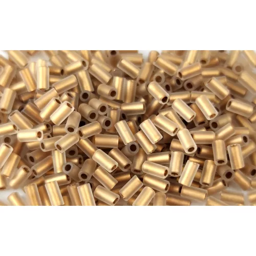 Toho szalmagyöngy - 989fm - Gold Lined Rainbow Matt Crystal - 3mm