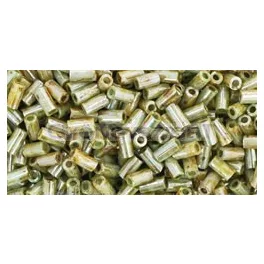   Toho szalmagyöngy - y183 - hybrid telt utlra lüszteres zöld -3mm