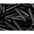 Toho Bugle Japanese Seed Bead  -  49  -  Jet  -  size: 9mm