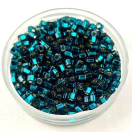 Toho kocka gyöngy - 27bd - Silver Lined Teal - 1.5mm