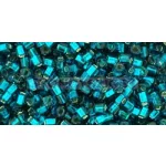 Toho kocka gyöngy - 27bd - Silver Lined Teal - 1.5mm