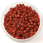 Toho Cube Japanese Glass Bead  -  46lf  - Matte Opaque Terracotta  -  1.5 mm