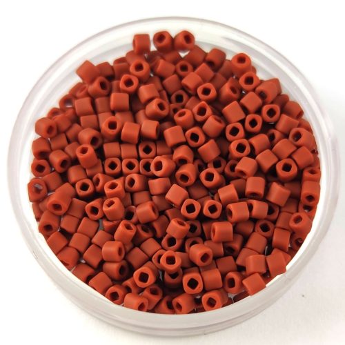 Toho kocka gyöngy - 46lf - Matte Opaque Terracotta - 1.5 mm