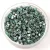 Toho Cube Japanese Glass Bead  -  1207  -  Marbled Opaque Turquoise Blue - 1,5mm