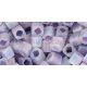 Toho kocka gyöngy - 166df - Transparent Rainbow Frosted Tanzanite - 4mm