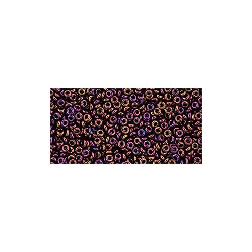 Toho demi round gyöngy - 502 - Higher-Metallic Amethyst - 11/0