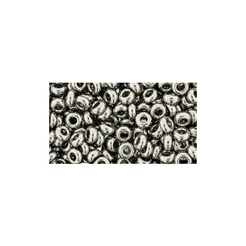 Toho Demi Round Japanese Seed Bead  -  711 - Nickel -  size: 6/0