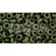 Toho Demi Round Japanese Seed Bead  -  617 - Matte Dark Olive -  size: 6/0