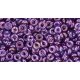 Toho demi round gyöngy - 205 - Gold-Lustered Dark Amethyst - 8/0