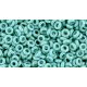 Toho Demi Round Japanese Seed Bead  -  413 - Opaque-Rainbow Turquoise  -  size: 8/0