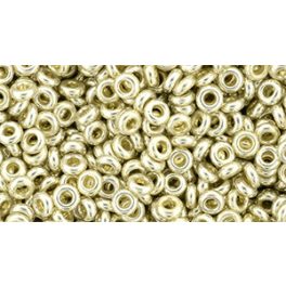  Toho demi round gyöngy - pf558 - PermaFinish - Galvanized Aluminum - 8/0