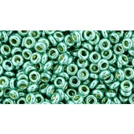   Toho demi round gyöngy - pf561 - PermaFinish - Galvanized Green Teal - 8/0
