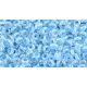 Toho demi round gyöngy - 1079 - Baby Blue Lined Crystal - 8/0